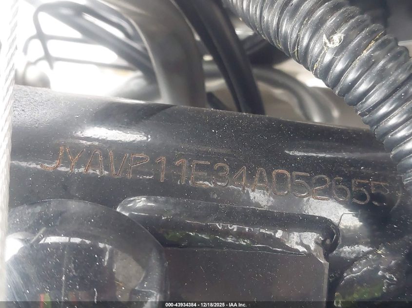 2004 Yamaha Xvs1100 A VIN: JYAVP11E34A052655 Lot: 43934384