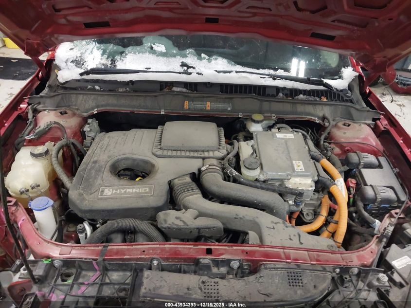 2020 Ford Fusion Hybrid Sel VIN: 3FA6P0MU0LR176978 Lot: 43934393