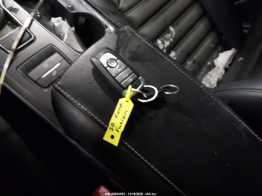 2020 Ford Fusion Hybrid Sel VIN: 3FA6P0MU0LR176978 Lot: 43934393