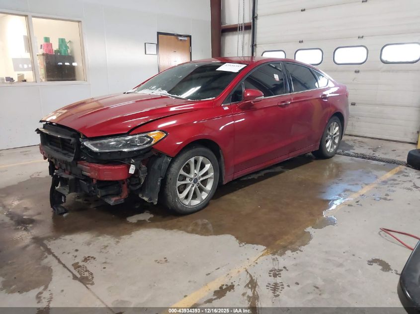 2020 Ford Fusion Hybrid Sel VIN: 3FA6P0MU0LR176978 Lot: 43934393