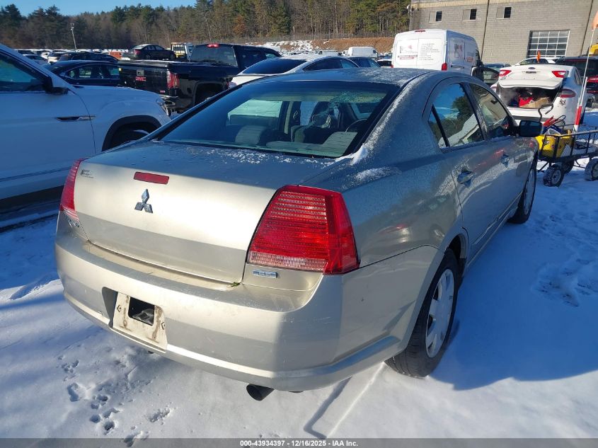 2004 Mitsubishi Galant Es VIN: 4A3AB36F74E134795 Lot: 43934397