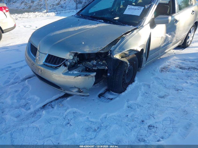 2004 Mitsubishi Galant Es VIN: 4A3AB36F74E134795 Lot: 43934397