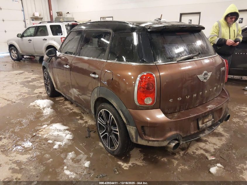 2013 Mini Countryman Cooper S VIN: WMWZC5C52DWP33878 Lot: 43934411