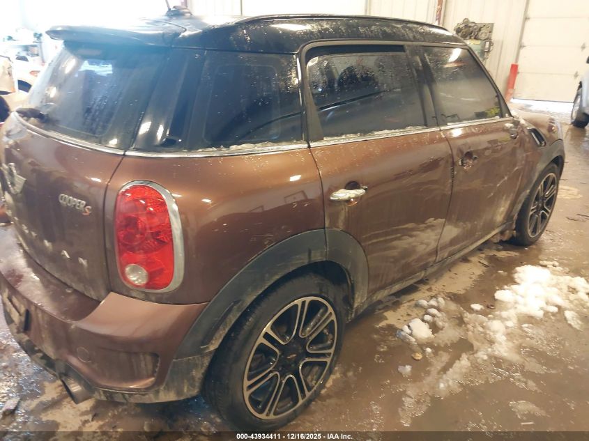 2013 Mini Countryman Cooper S VIN: WMWZC5C52DWP33878 Lot: 43934411
