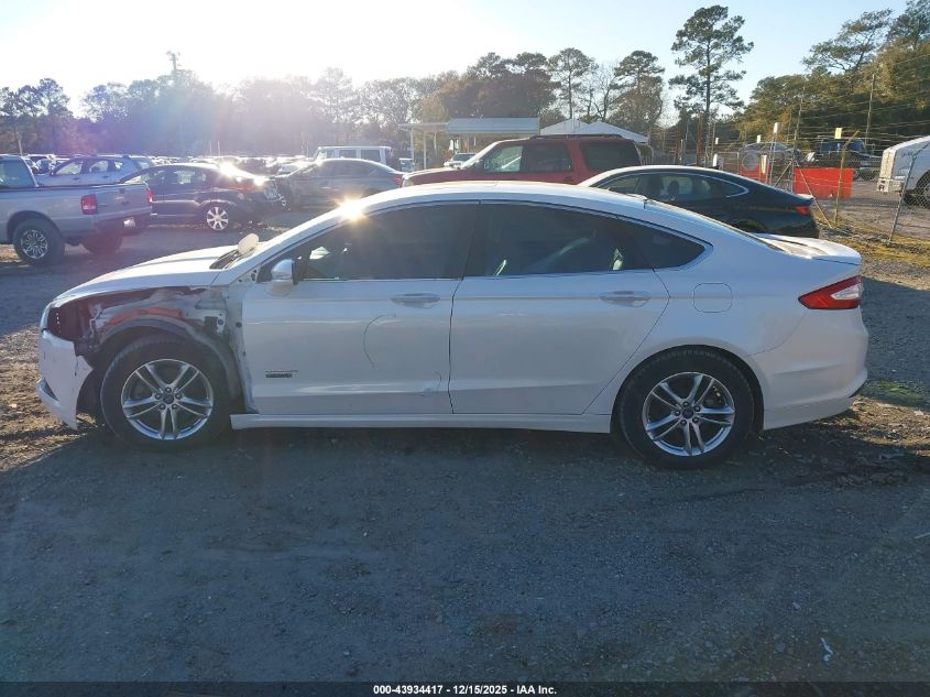 2016 Ford Fusion Energi Titanium VIN: 3FA6P0SU3GR311816 Lot: 43934417