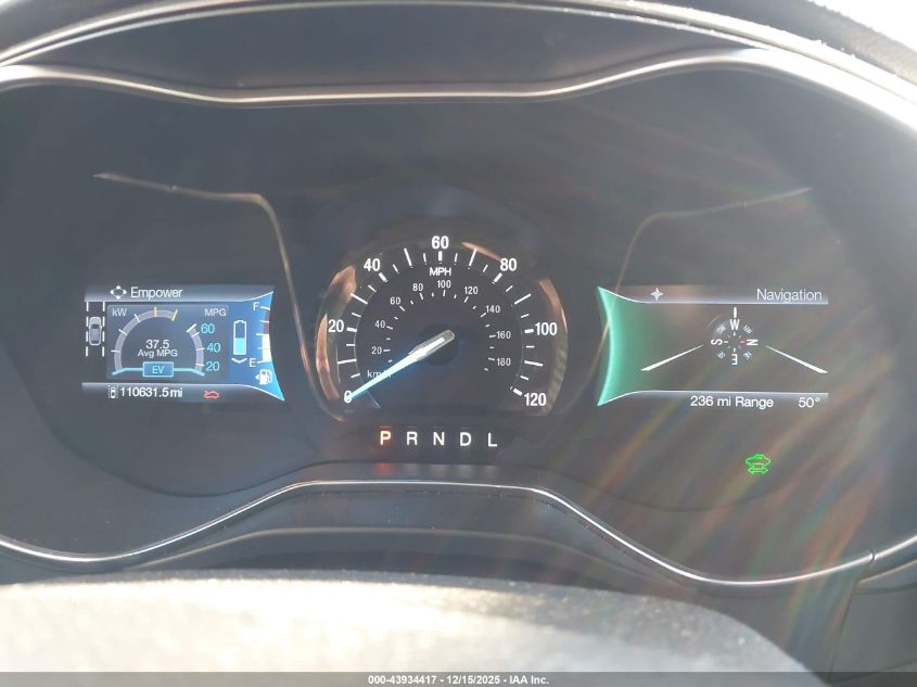 2016 Ford Fusion Energi Titanium VIN: 3FA6P0SU3GR311816 Lot: 43934417