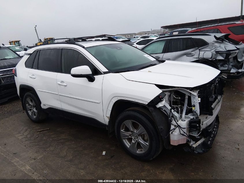2022 Toyota Rav4 Hybrid Xle VIN: JTMRWRFV8ND155635 Lot: 43934432