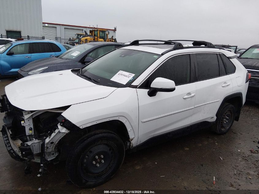 2022 Toyota Rav4 Hybrid Xle VIN: JTMRWRFV8ND155635 Lot: 43934432