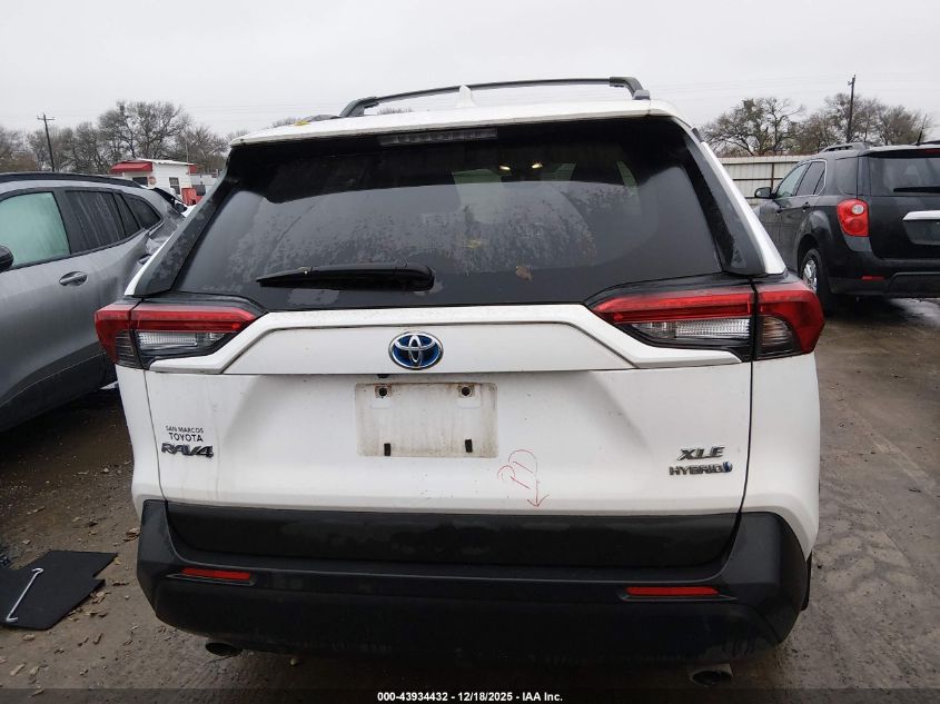 2022 Toyota Rav4 Hybrid Xle VIN: JTMRWRFV8ND155635 Lot: 43934432