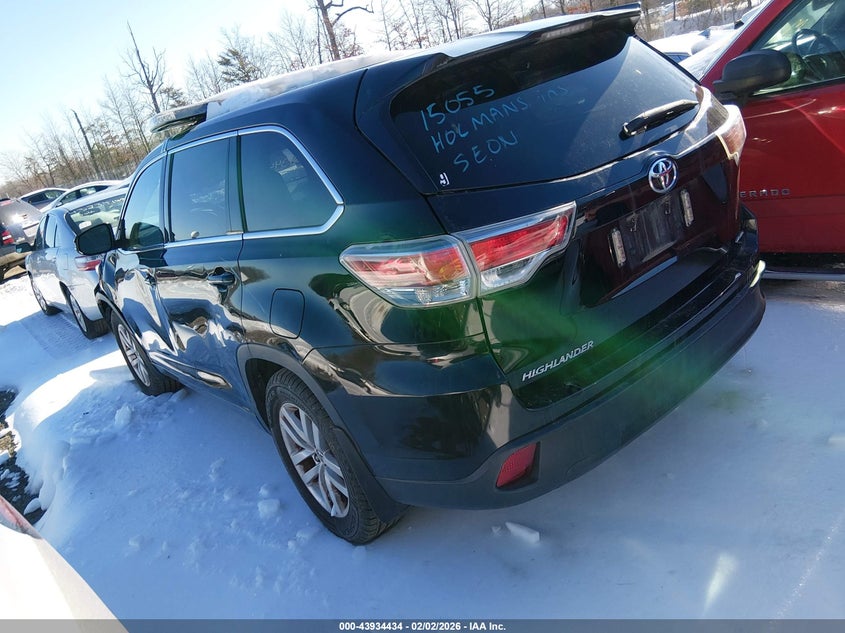 2016 Toyota Highlander Le V6