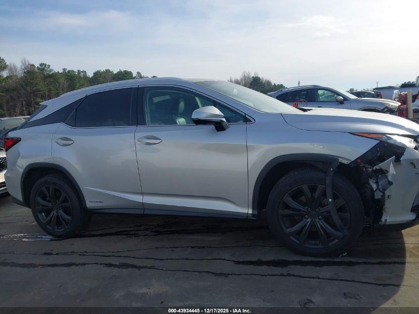 2016 Lexus Rx 450H VIN: 2T2BGMCA3GC006483 Lot: 43934445