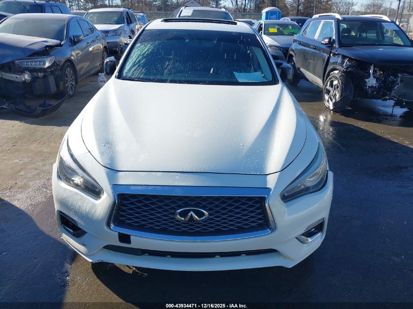 2019 Infiniti Q50 3.0T Luxe VIN: JN1EV7AR8KM550901 Lot: 43934471