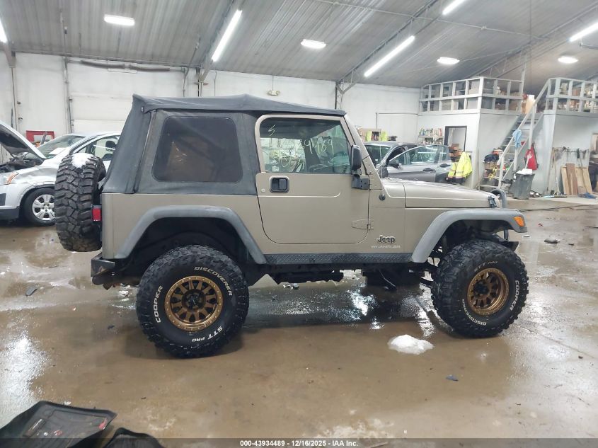 2005 Jeep Wrangler X VIN: 1J4FA39S55P321120 Lot: 43934489