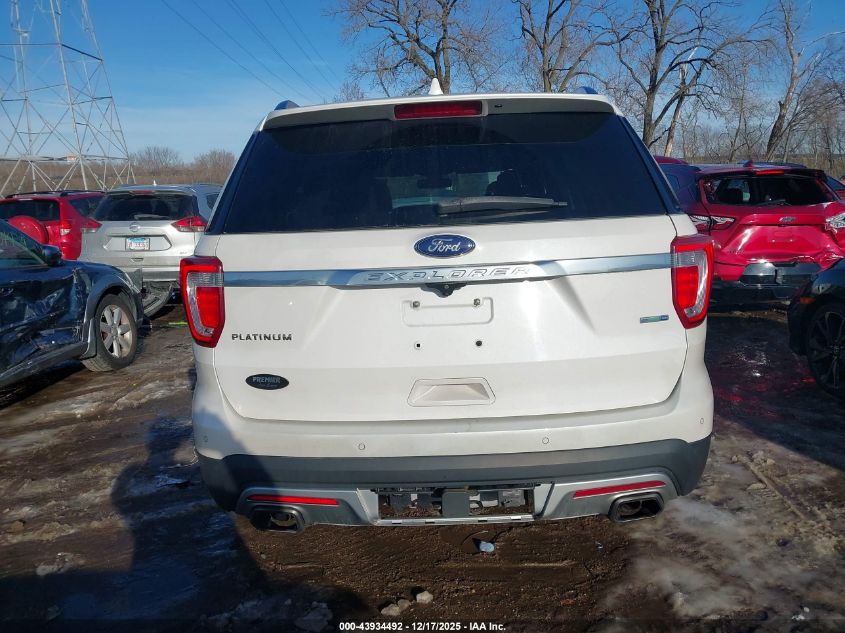 2017 Ford Explorer Platinum VIN: 1FM5K8HT1HGC04284 Lot: 43934492