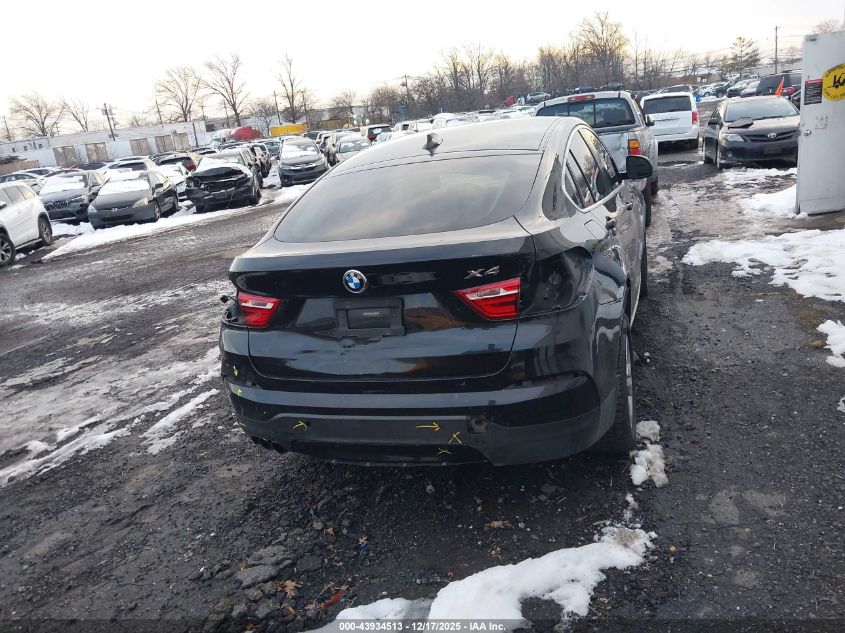 2016 BMW X4 xDrive28I VIN: 5UXXW3C50G0R21567 Lot: 43934513