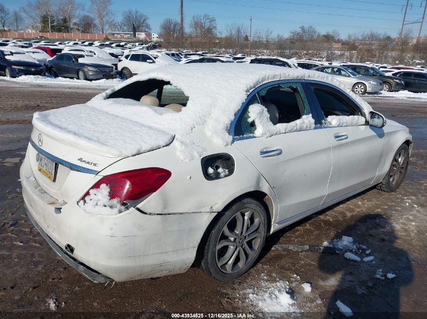 2018 Mercedes-Benz C 300 4Matic VIN: 55SWF4KB8JU257228 Lot: 43934525