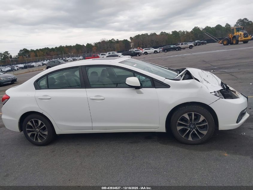 2013 Honda Civic Ex VIN: 2HGFB2F8XDH552461 Lot: 43934527