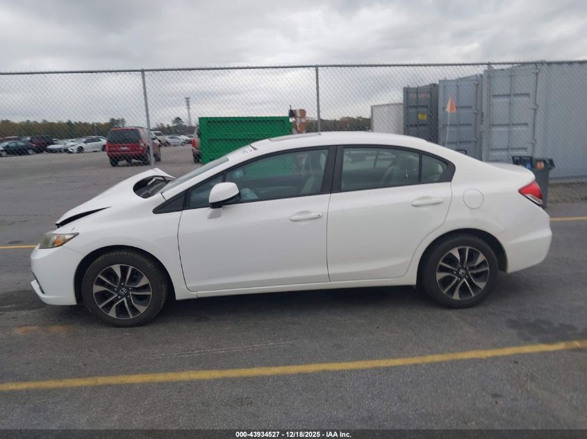 2013 Honda Civic Ex VIN: 2HGFB2F8XDH552461 Lot: 43934527