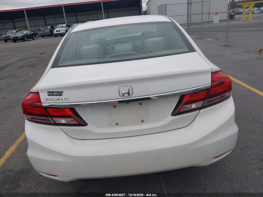 2013 Honda Civic Ex VIN: 2HGFB2F8XDH552461 Lot: 43934527