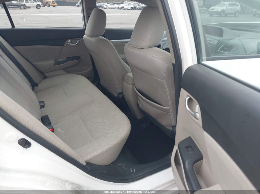 2013 Honda Civic Ex VIN: 2HGFB2F8XDH552461 Lot: 43934527