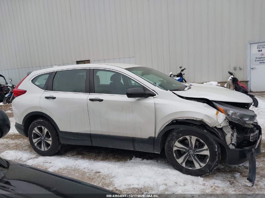 2018 Honda Cr-V Lx VIN: 2HKRW6H38JH200958 Lot: 43934541