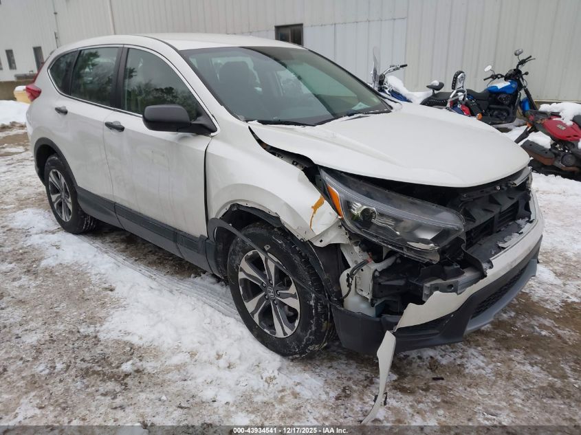 2018 Honda Cr-V Lx VIN: 2HKRW6H38JH200958 Lot: 43934541