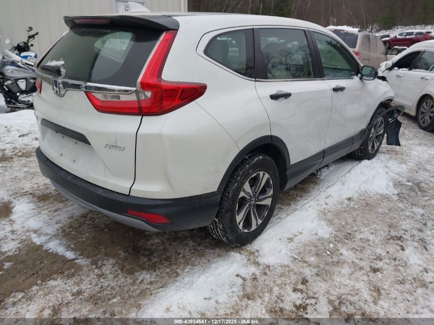 2018 Honda Cr-V Lx VIN: 2HKRW6H38JH200958 Lot: 43934541