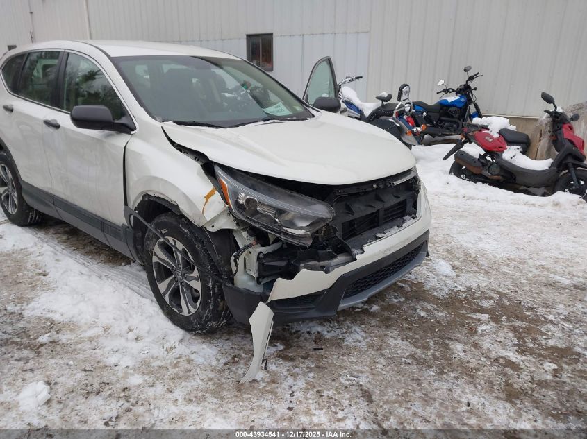 2018 Honda Cr-V Lx VIN: 2HKRW6H38JH200958 Lot: 43934541