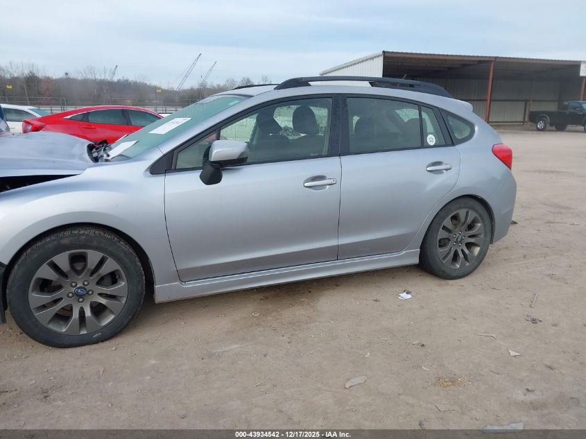 2016 Subaru Impreza 2.0I Sport Premium VIN: JF1GPAP60G8328143 Lot: 43934542