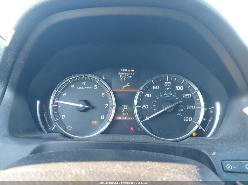 2018 Acura Tlx Tech Pkg VIN: 19UUB1F50JA010786 Lot: 43934554