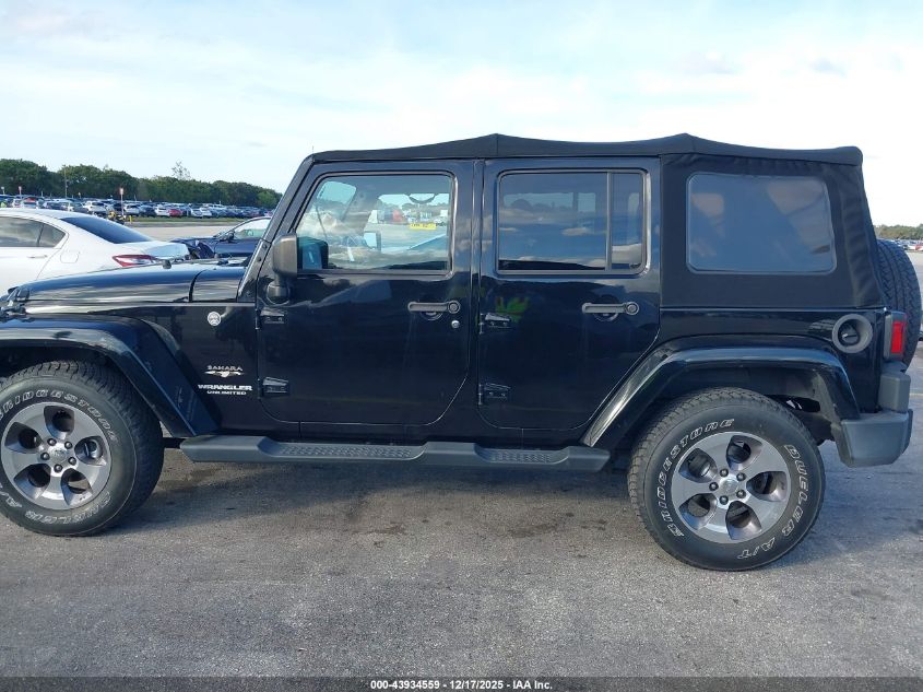 2016 Jeep Wrangler Unlimited Sahara VIN: 1C4BJWEG0GL130478 Lot: 43934559