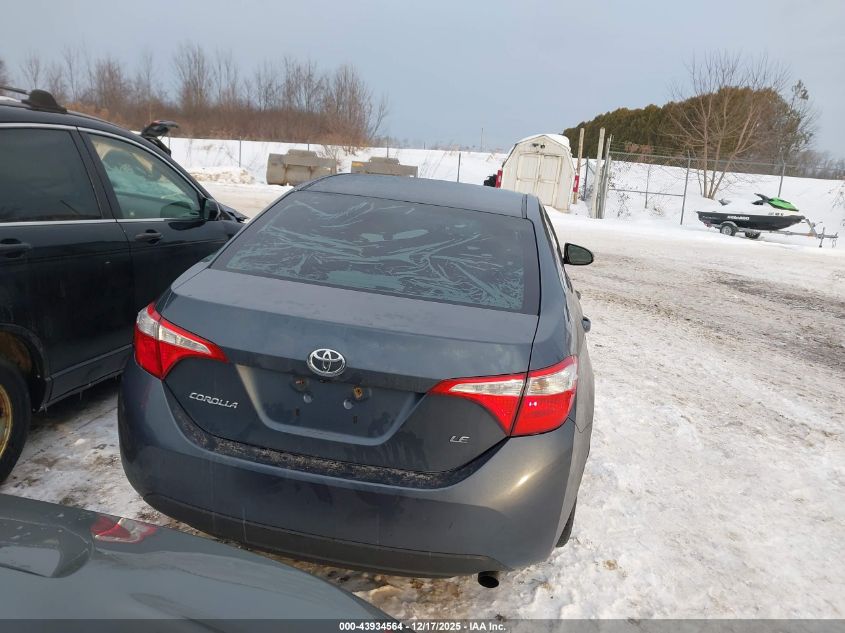 2016 Toyota Corolla Le VIN: 2T1BURHE7GC703452 Lot: 43934564
