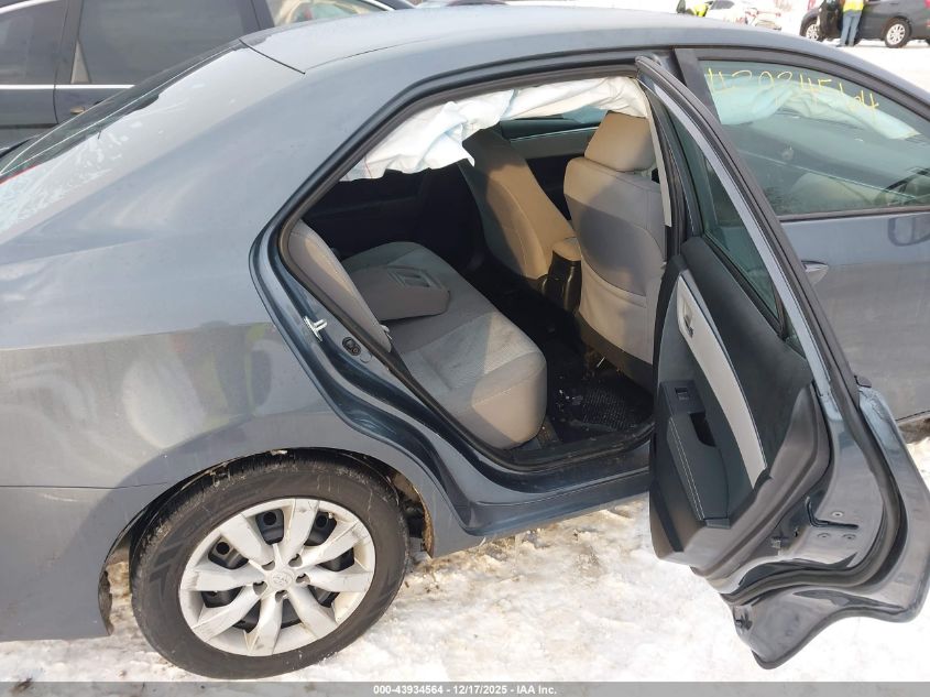 2016 Toyota Corolla Le VIN: 2T1BURHE7GC703452 Lot: 43934564