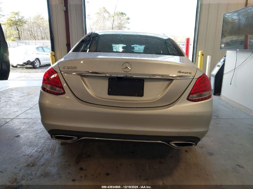 2018 Mercedes-Benz C 300 4Matic VIN: WDDWF4KB9JR415920 Lot: 43934565