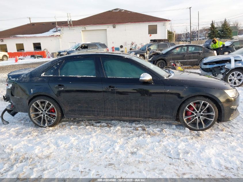 2018 Audi S4 3.0T Premium Plus VIN: WAUC4AF44JA004255 Lot: 43934568