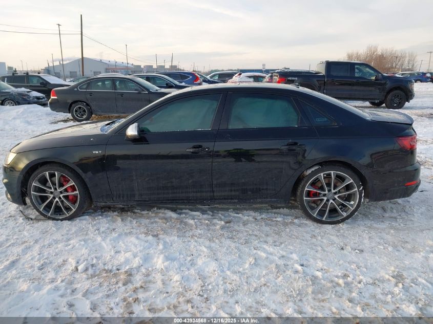 2018 Audi S4 3.0T Premium Plus VIN: WAUC4AF44JA004255 Lot: 43934568