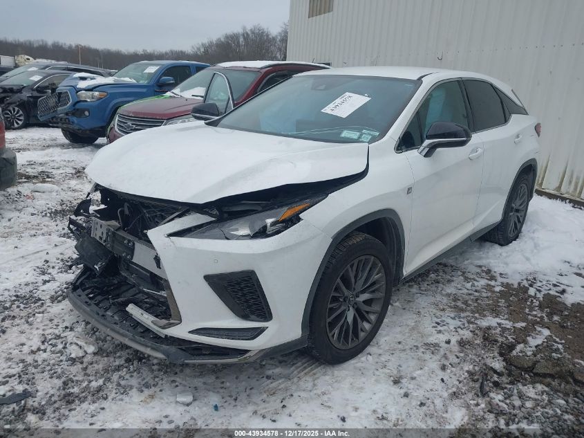 2020 Lexus Rx 350 F Sport VIN: 2T2SZMDAXLC245922 Lot: 43934578