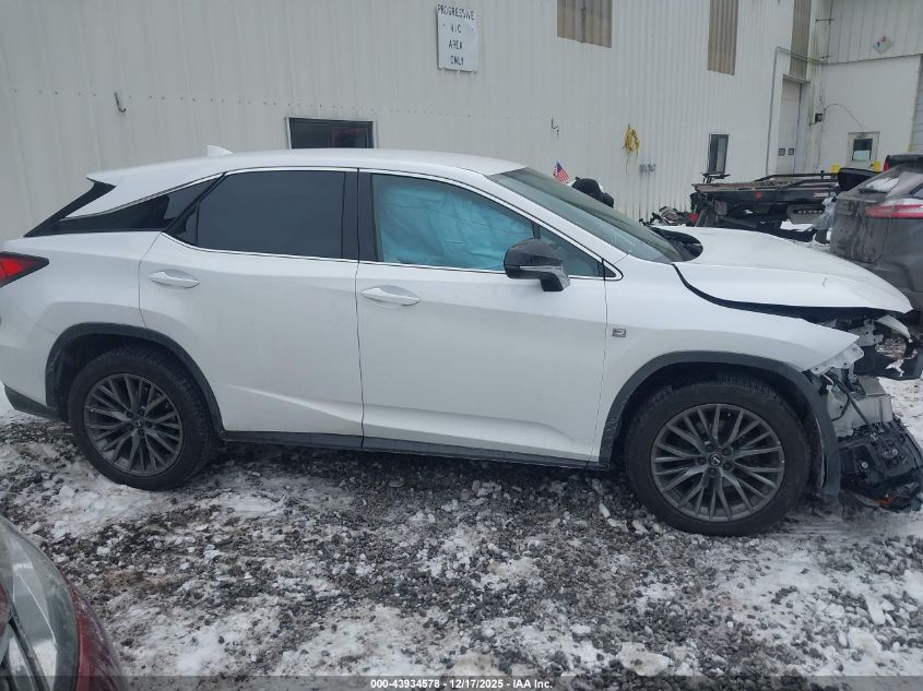 2020 Lexus Rx 350 F Sport VIN: 2T2SZMDAXLC245922 Lot: 43934578