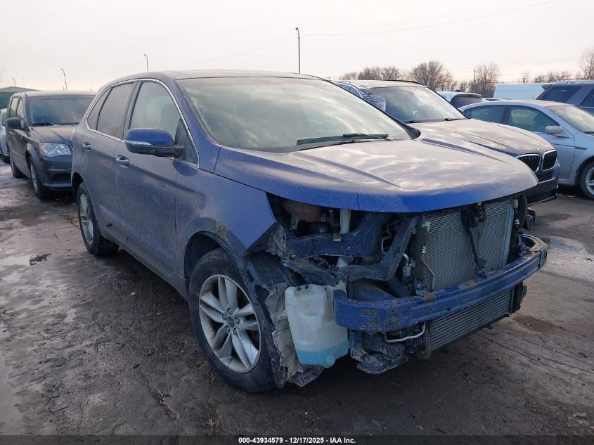 2015 Ford Edge Sel VIN: 2FMTK4J93FBC18206 Lot: 43934579