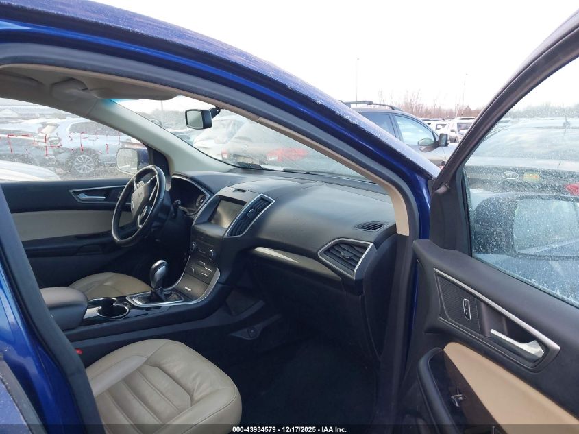 2015 Ford Edge Sel VIN: 2FMTK4J93FBC18206 Lot: 43934579