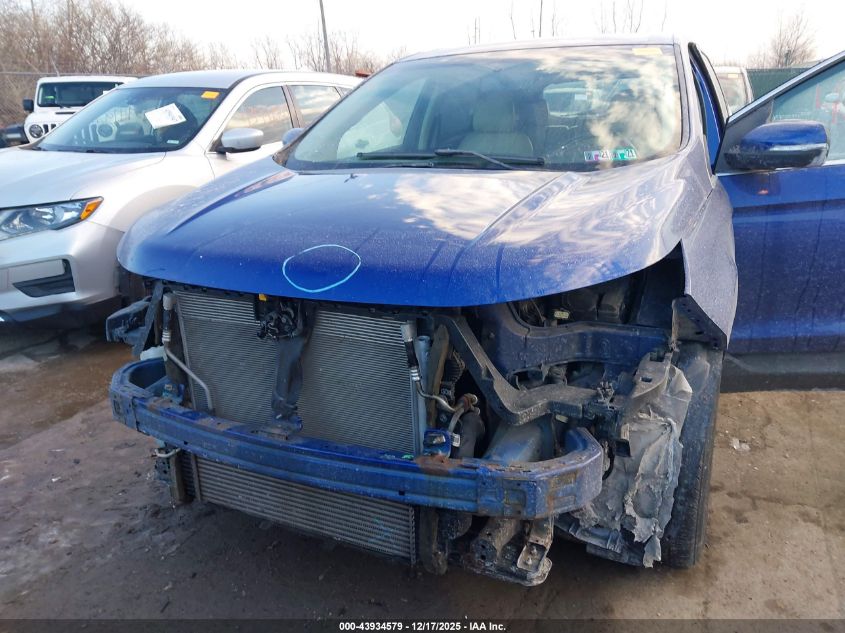 2015 Ford Edge Sel VIN: 2FMTK4J93FBC18206 Lot: 43934579