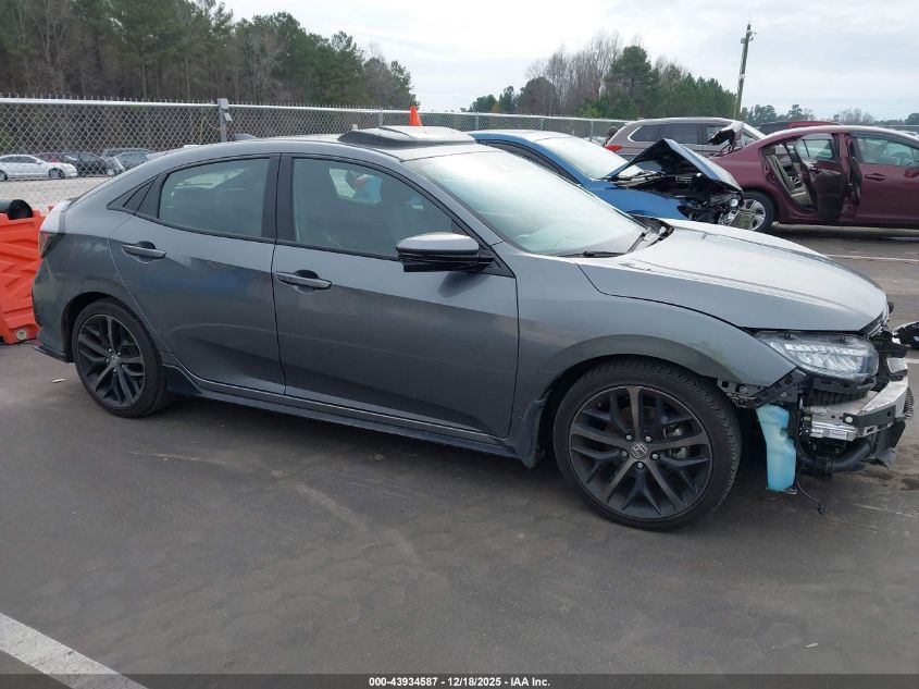 2021 Honda Civic Sport Touring VIN: SHHFK7H91MU222830 Lot: 43934587