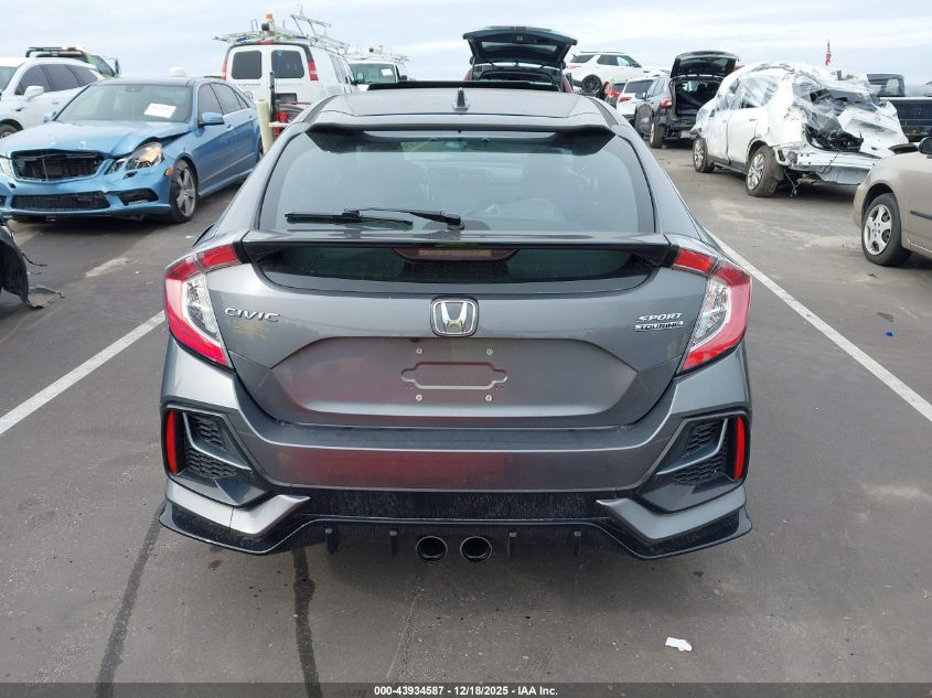 2021 Honda Civic Sport Touring VIN: SHHFK7H91MU222830 Lot: 43934587