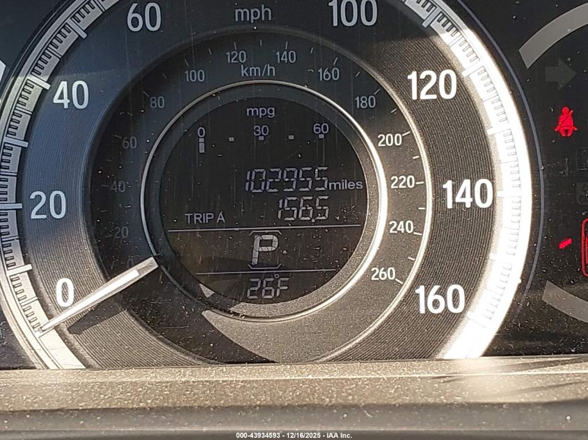 2016 Honda Accord Ex-L VIN: 1HGCR2F81GA092656 Lot: 43934593