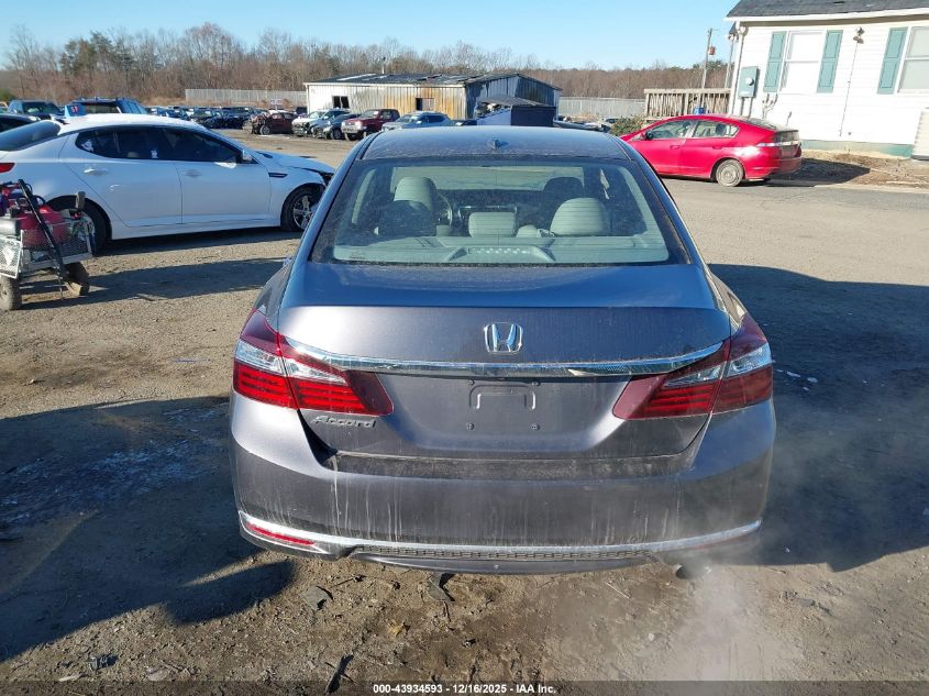 2016 Honda Accord Ex-L VIN: 1HGCR2F81GA092656 Lot: 43934593