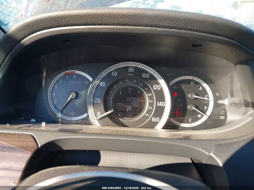 2016 Honda Accord Ex-L VIN: 1HGCR2F81GA092656 Lot: 43934593