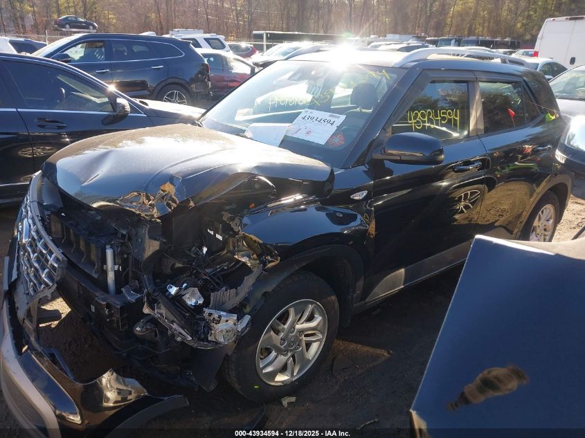 2020 Hyundai Venue Sel VIN: KMHRC8A30LU036933 Lot: 43934594