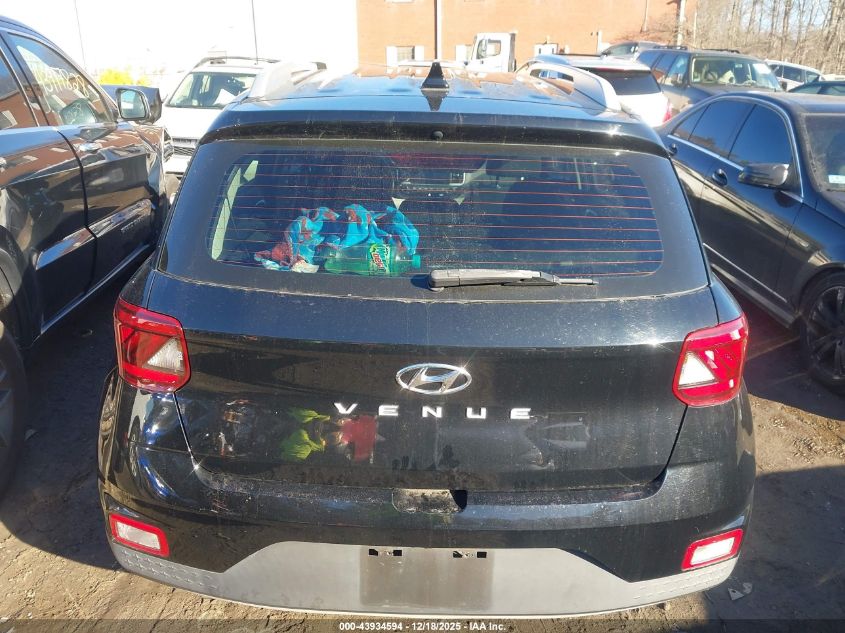 2020 Hyundai Venue Sel VIN: KMHRC8A30LU036933 Lot: 43934594