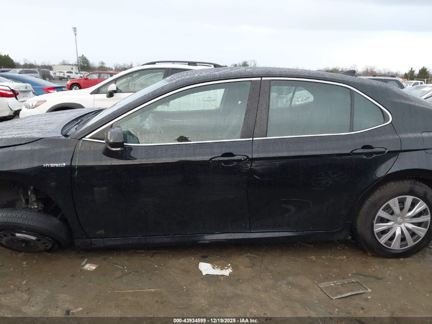 2019 Toyota Camry Hybrid Le VIN: 4T1B31HK8KU512009 Lot: 43934599