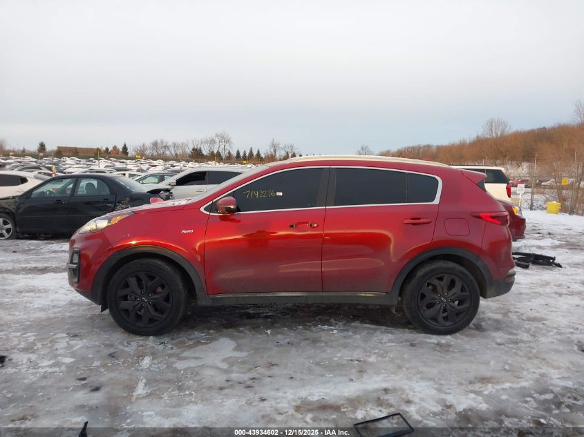 2021 Kia Sportage S VIN: KNDP6CAC3M7844926 Lot: 43934602